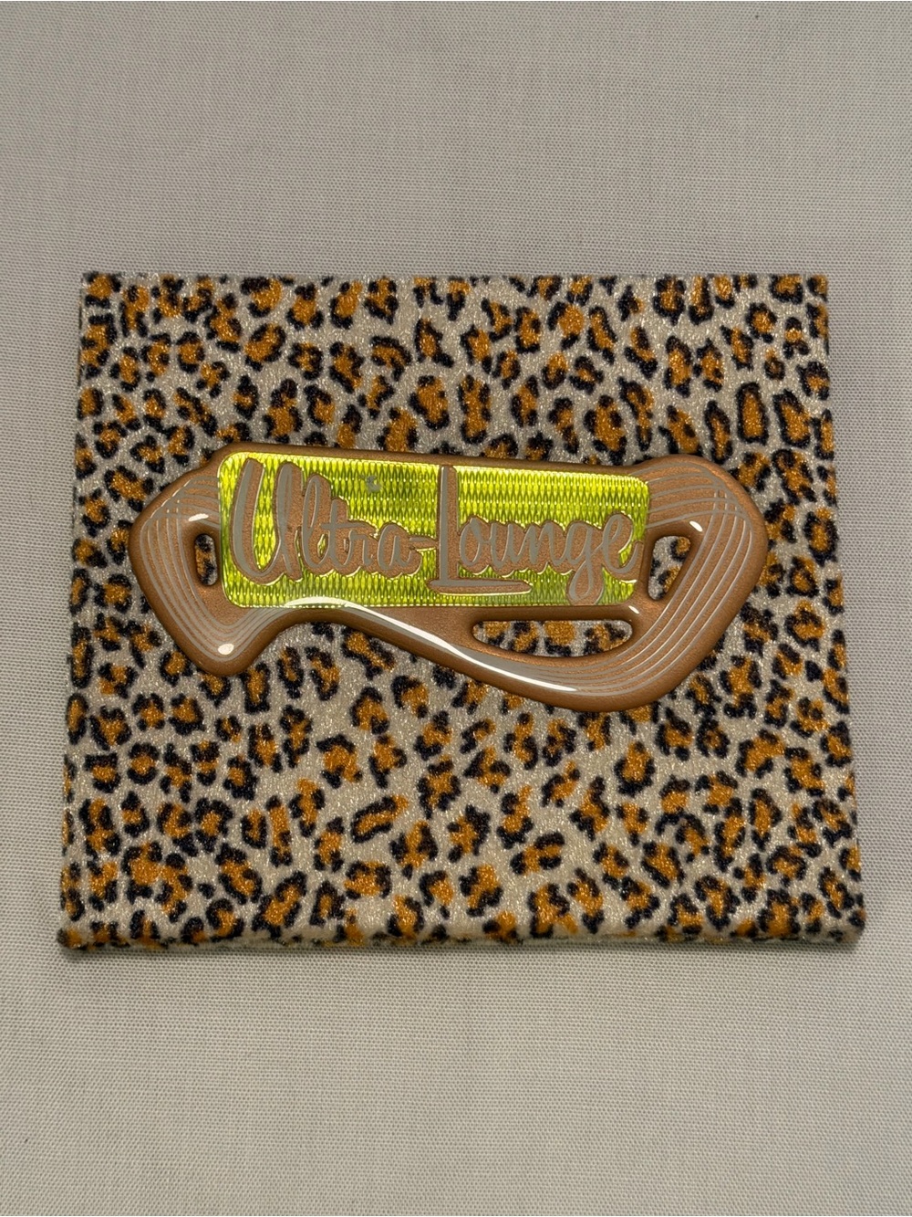 Vintage Ultra-Lounge CD Album Case Leopard Print Mid-Century Retro Style Media